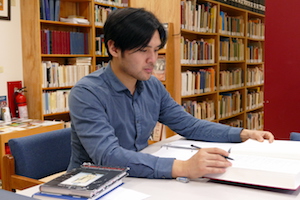 Researcher at the Archives