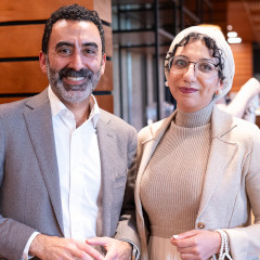 Prof. Sina Akbari and Amna Qureshi
