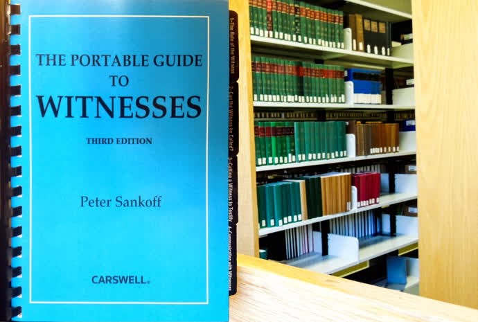 The Portable Guide to Witnesses, Third Edition - Peter Sankoff