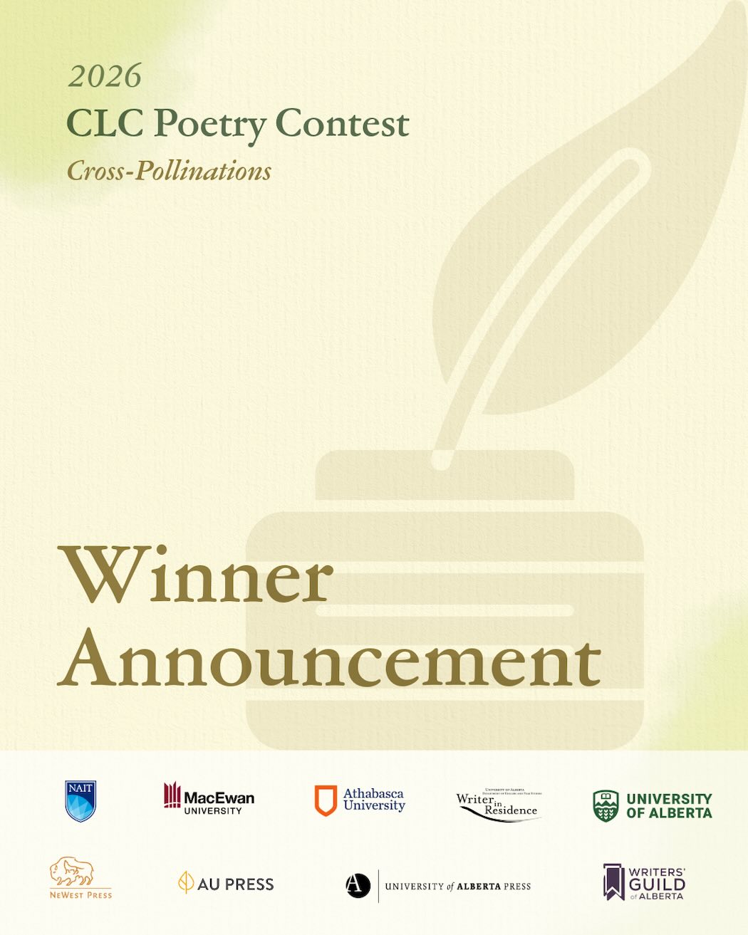 Social Media Image for the 2026 Student Poetry Contest
