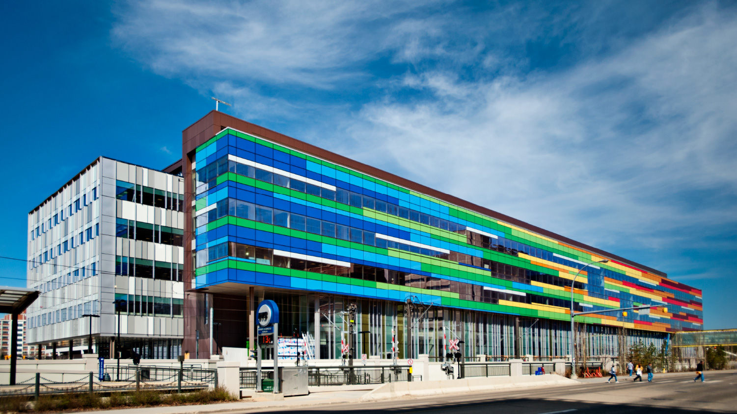 Edmonton Clinic Health Academy (ECHA) building on North Campus
