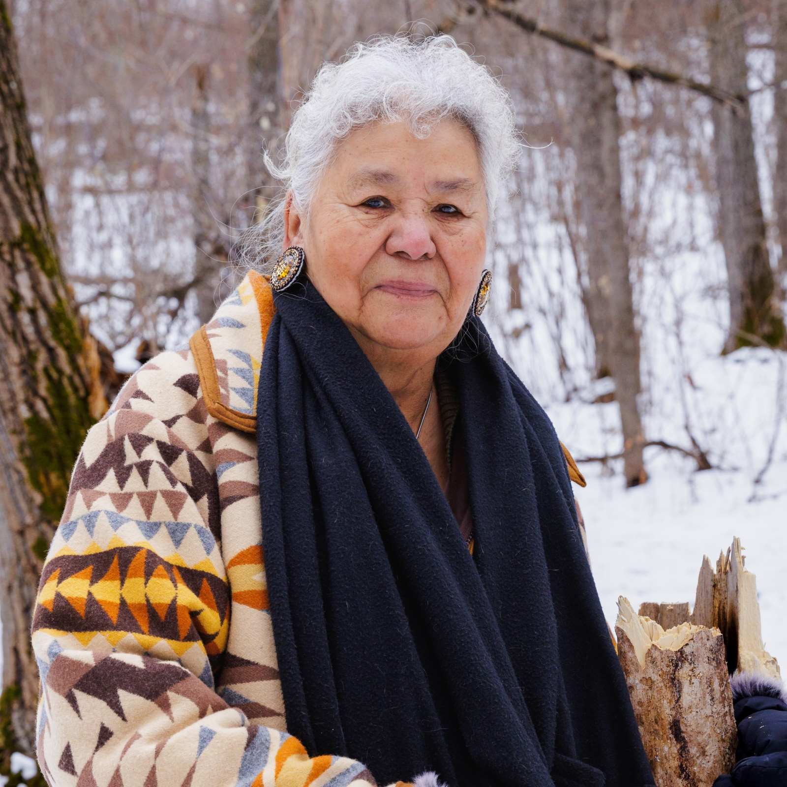Edler Flora Northwest, respected Elder of the Samson Cree Nation.