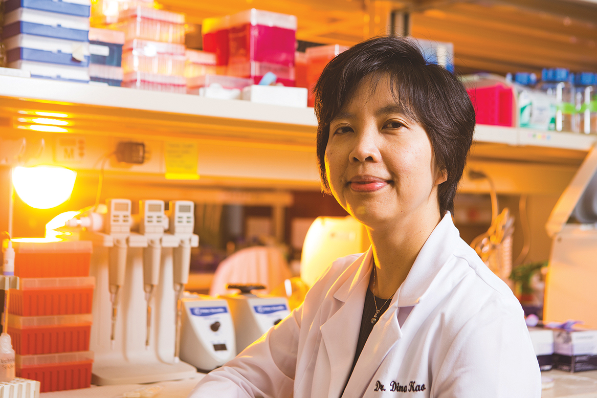 Dina Kao in a lab