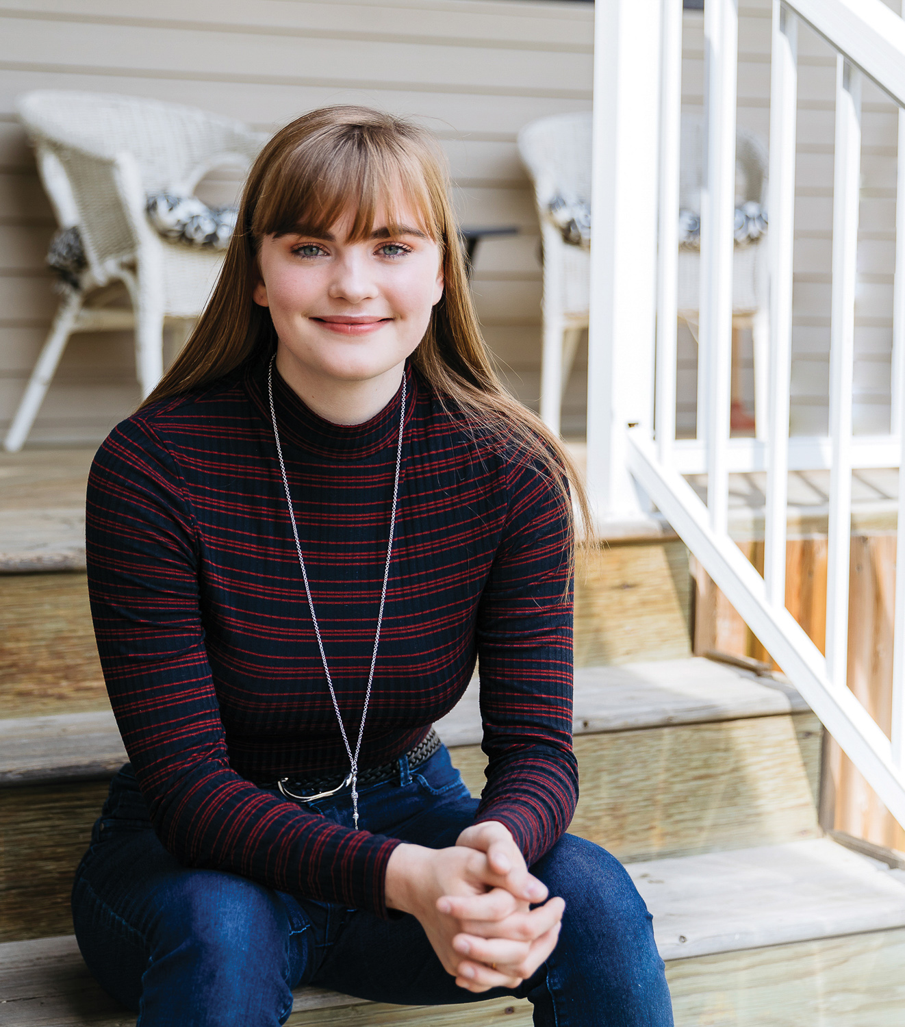 Grace Fisher, 16, underwent successful heart surgery four years ago. Improving health outcomes for children like Grace is the goal of the new Stollery Science Lab program. Photo by: Ryan Whitefield.