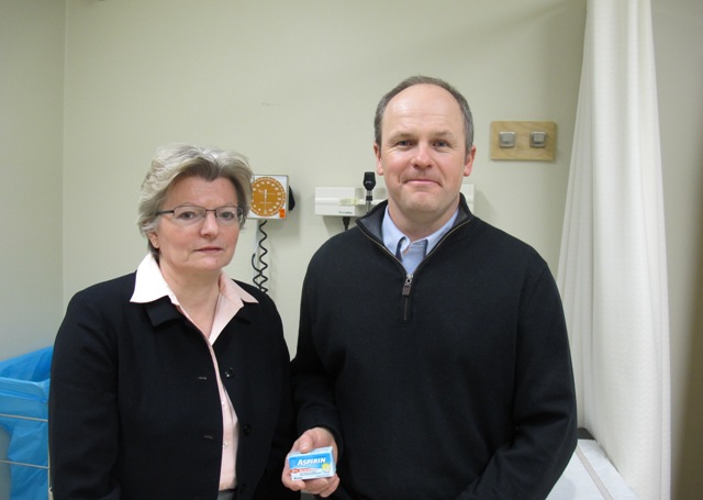 Olga Szafran and Mike Kolber of the Department of Family Medicine at the University of Alberta