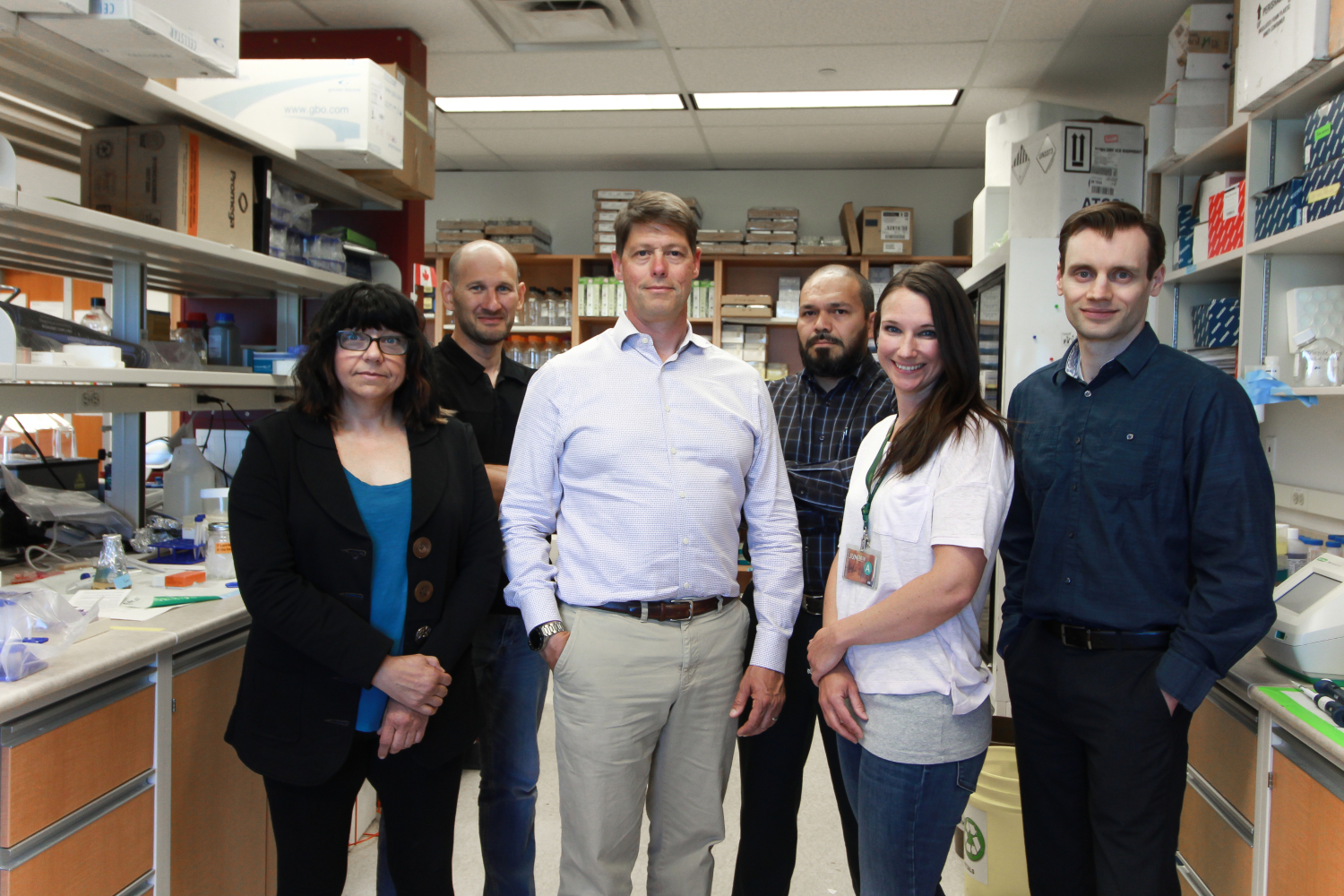 The Lewis lab at the University of Alberta