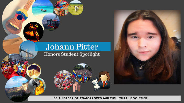 Johann Pitter honors student MLCS
