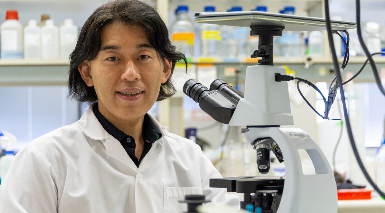 Researcher Toshifumi Yokota