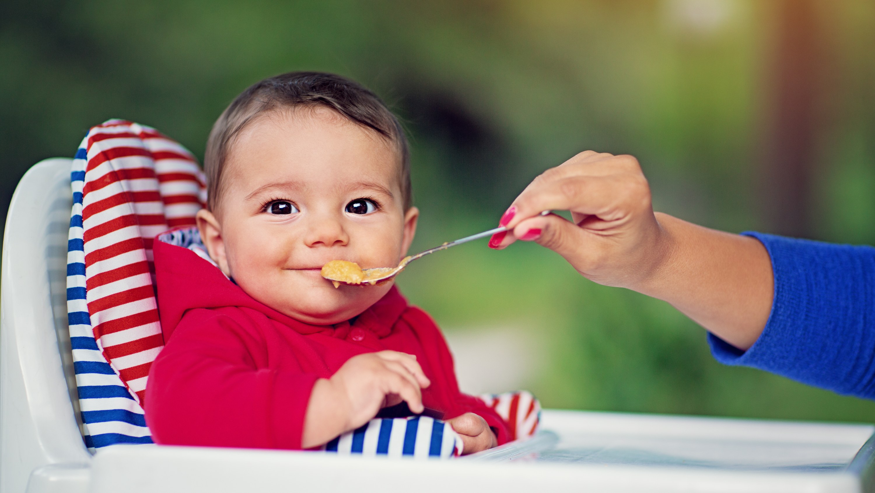Child being fed