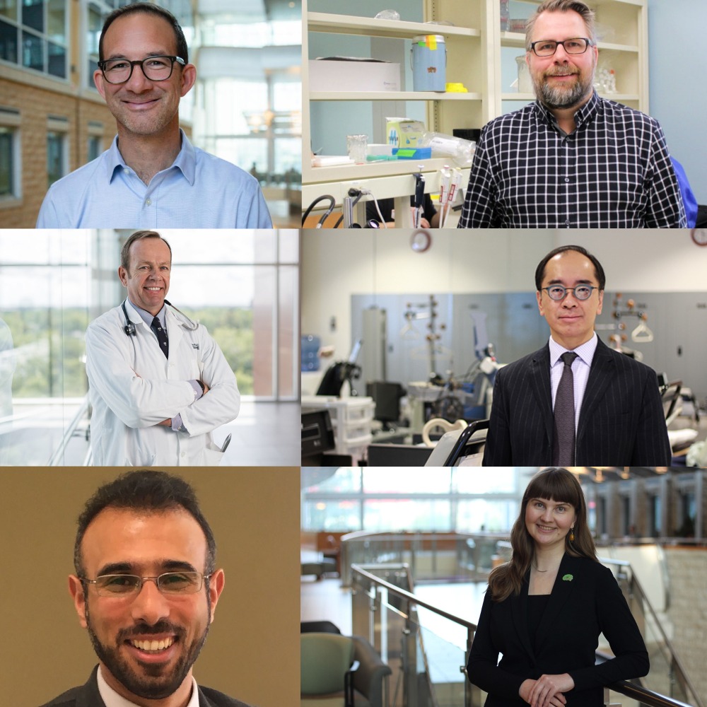 Collage of researchers