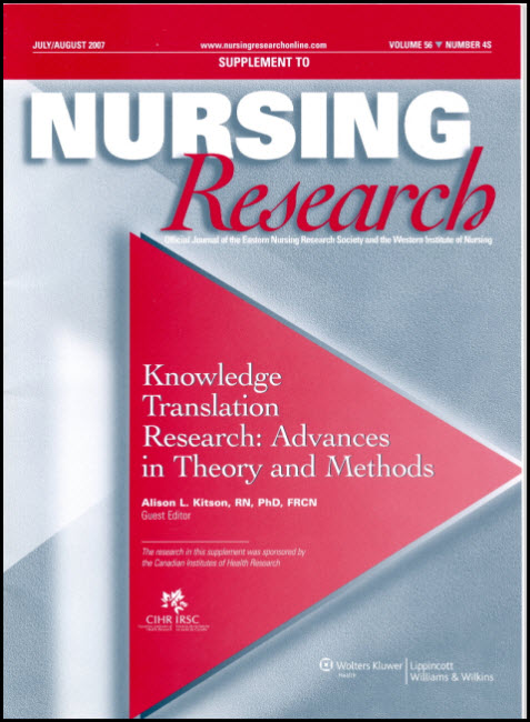 Nursing Research Special Issue Cover
