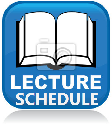PMCOL 525B2 Lecture Schedule