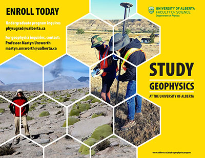 Cover of Geophysics brochure