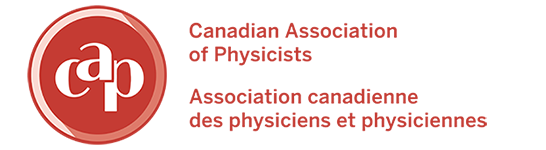 Logo of the Canadian Association of Physicsists / Association canadienne des physiciens et physiciennes