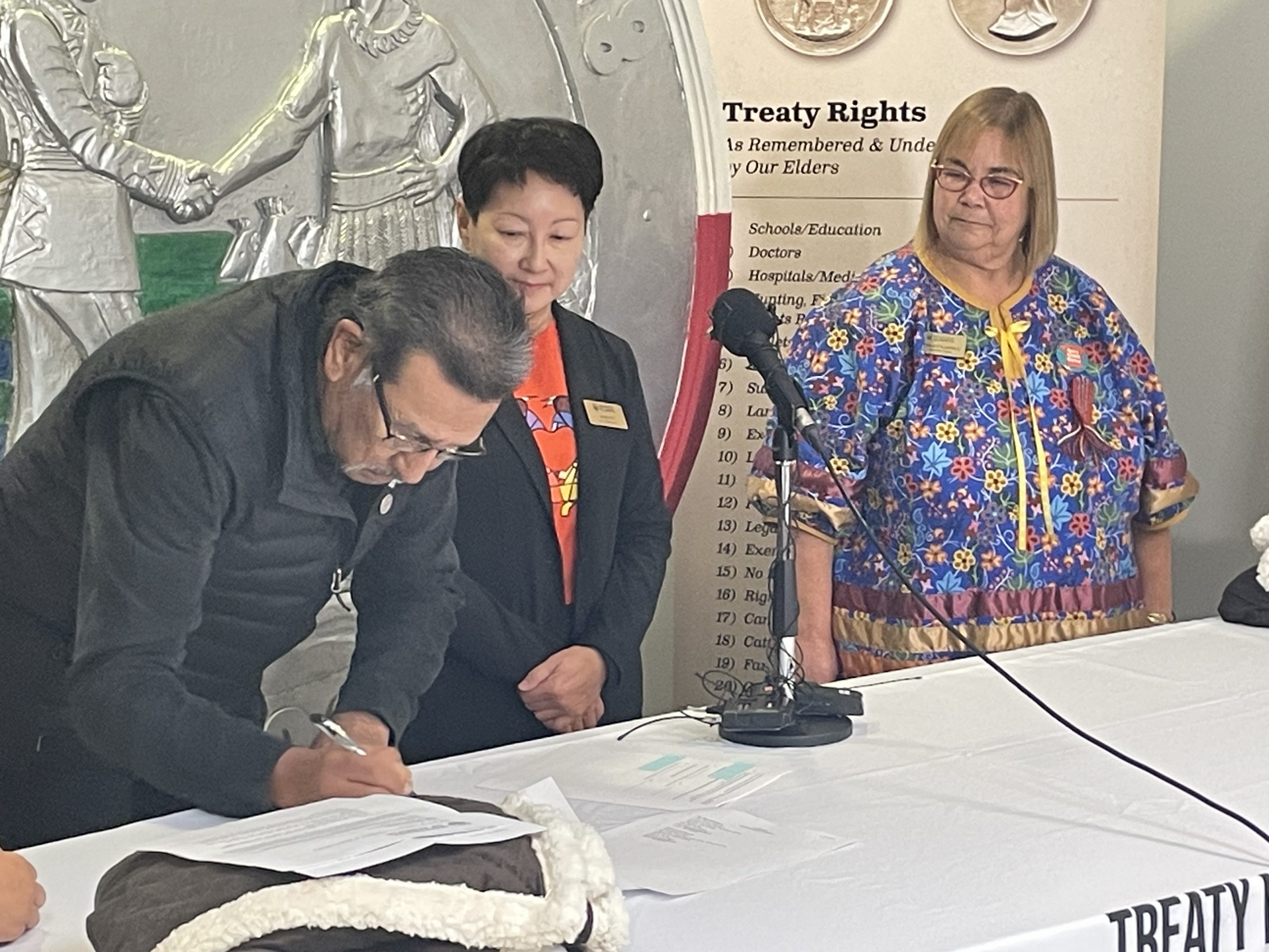 Signing of Treaty 8 and University of Alberta Agreement for education