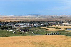 image of a small town in Alberta