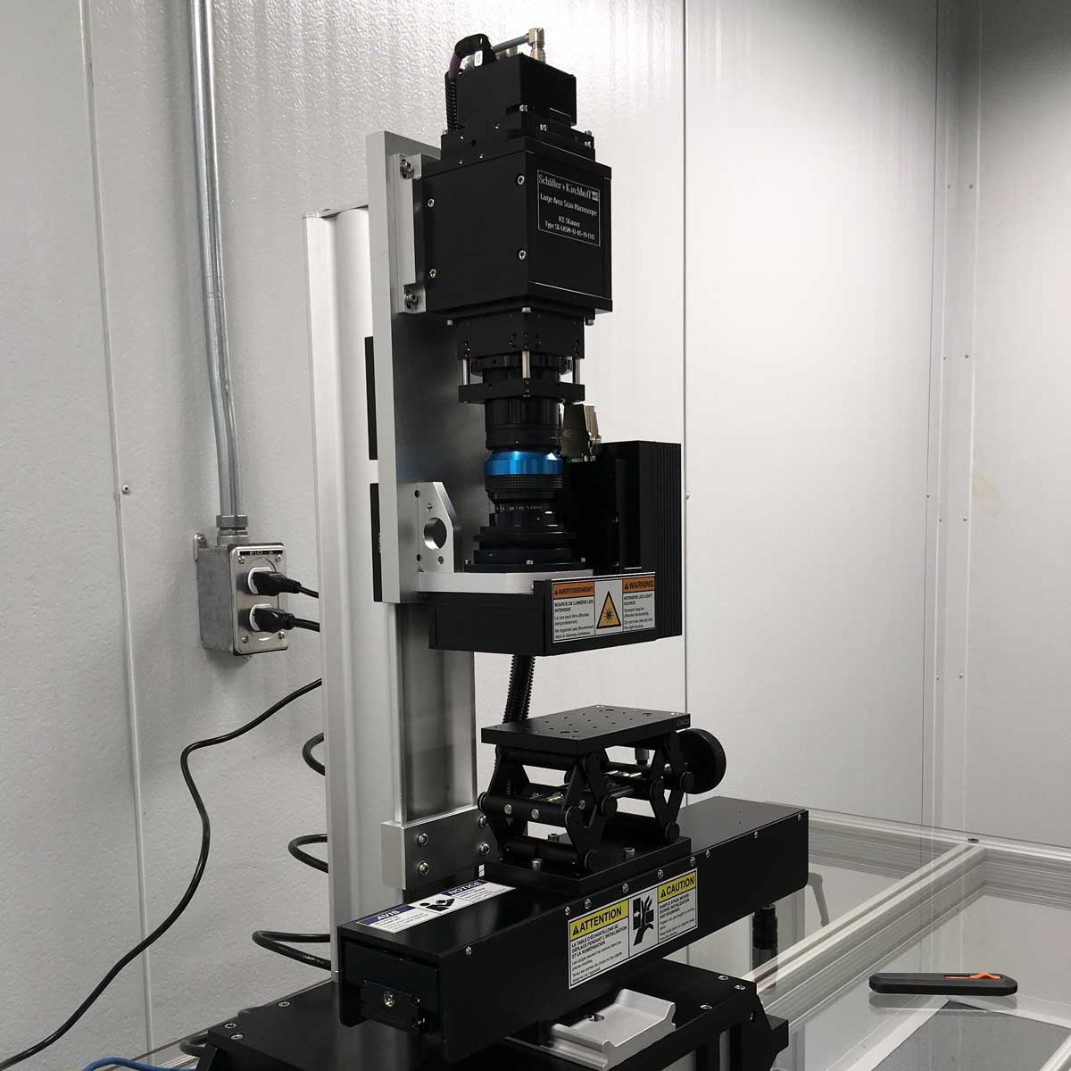Large Area Scan Macroscope (LASM), used for the investigation of the microstructure of polar ice cores