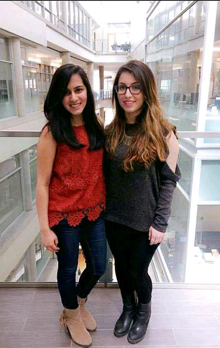 For Fajr Khaliqdina (left) and Zahra Nikakhtari (right) the Science Mentor Program has been a powerful part of their undergraduate experience. 
