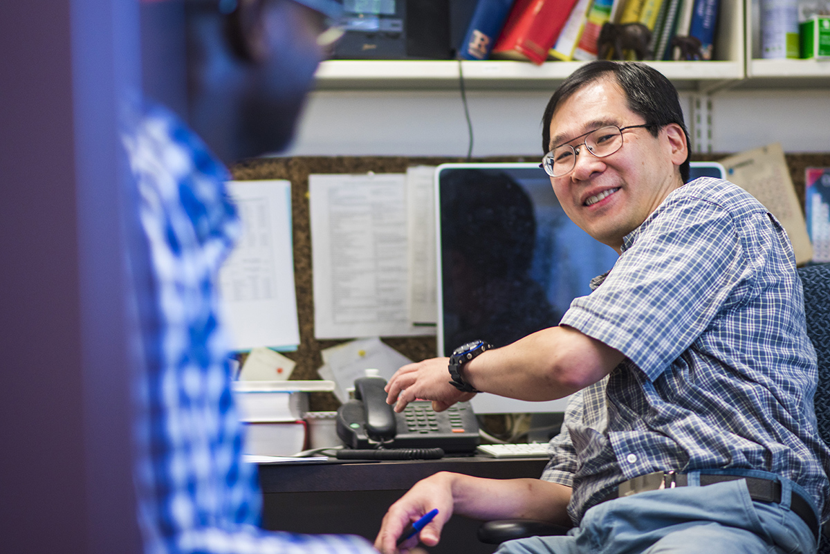 Professor and chemist Arthur Mar is combining the power of machine learning with chemistry to discover new materials for developing solar cells. Photo credit: John Ulan