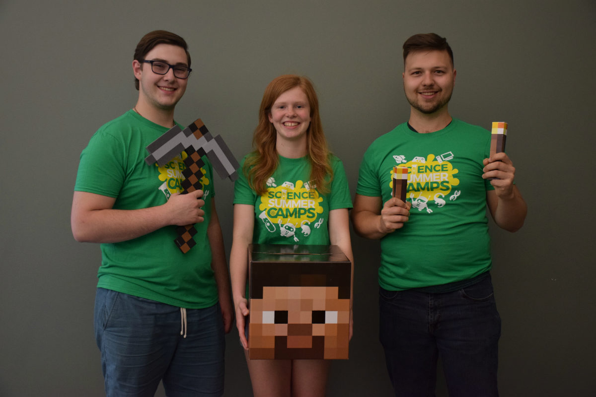 2018 Science Summer Camp leaders - Minecraft