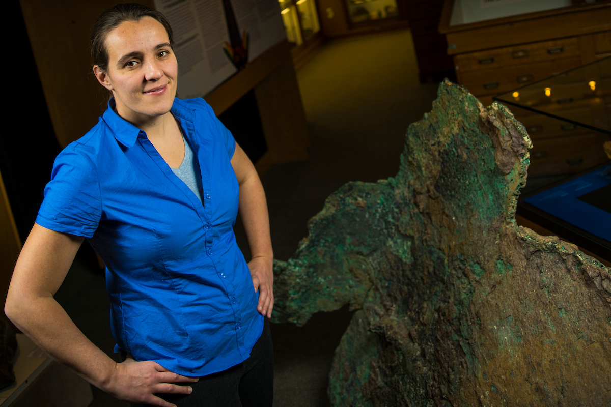 Economic geologist Pilar Lecumberri-Sanchez, Assistant Professor in the Department of Earth and Atmospheric Sciences