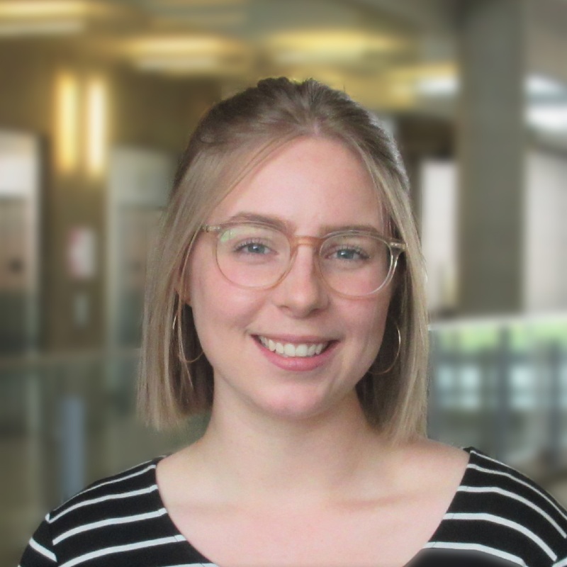 Undergraduate student Alex Gabbey discusses her experience in the lab.