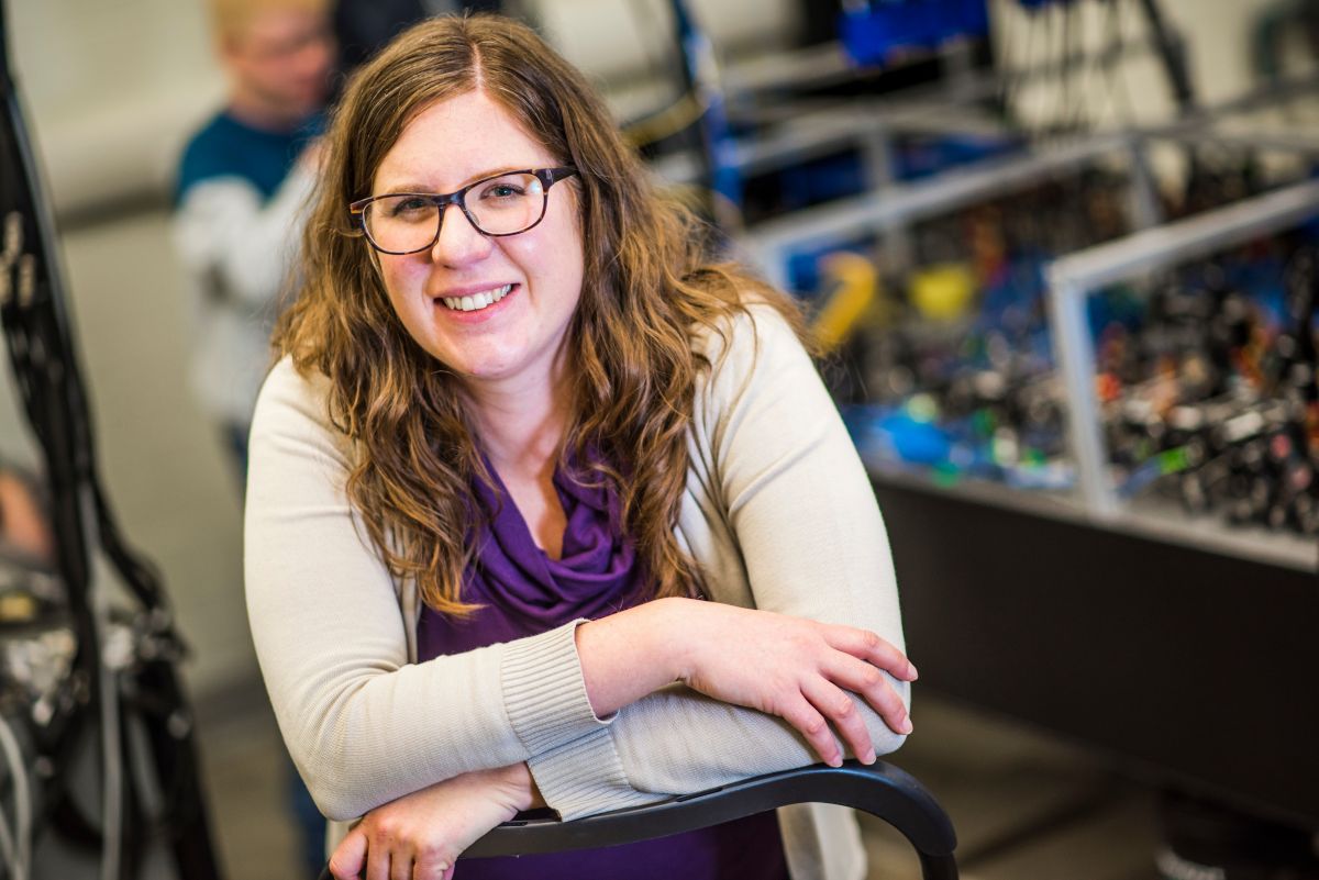 Lindsay LeBlanc, faculty member in the Department of Physics and Canada Research Chair in Ultracold Quantum Gases.