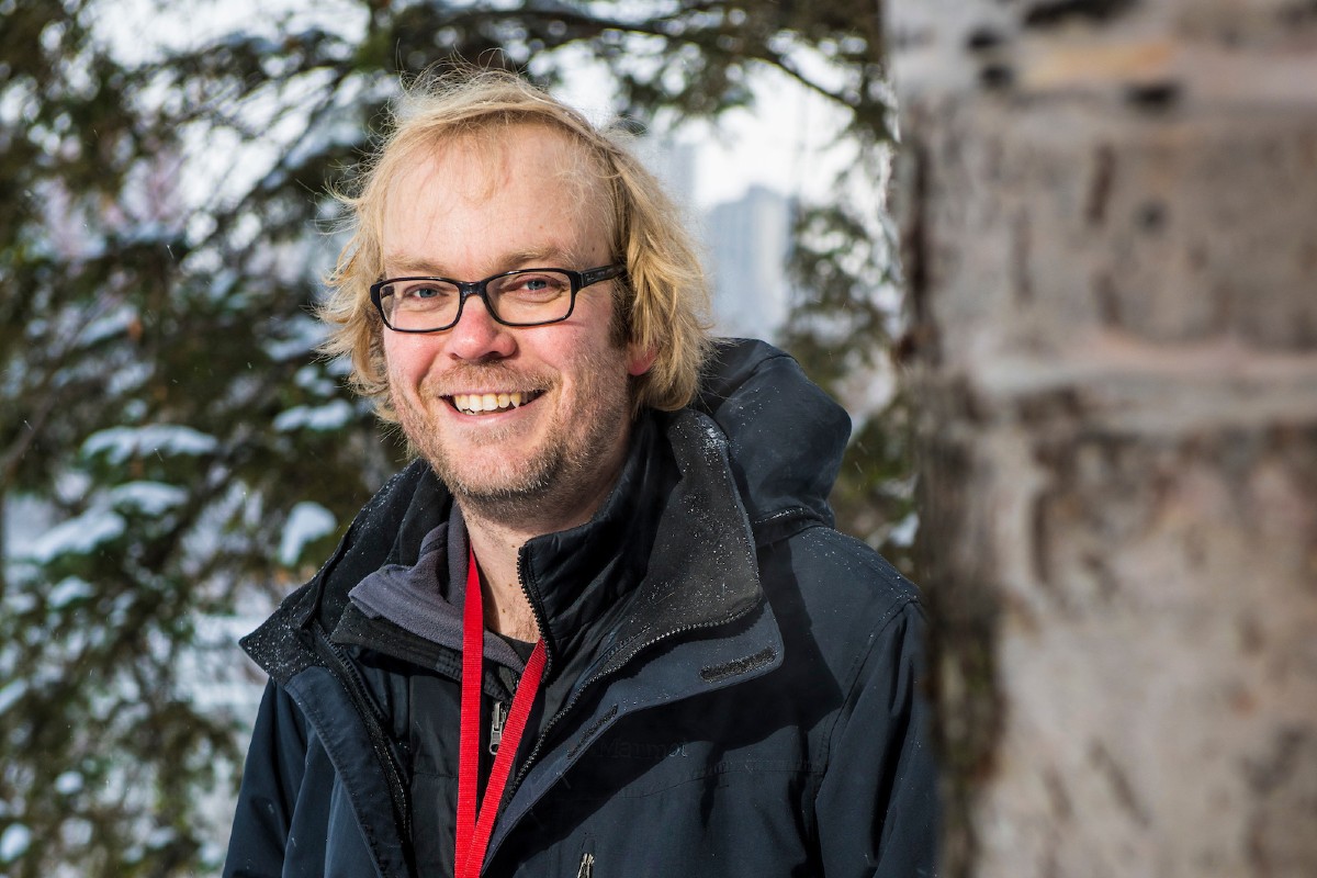 Toby Spribille, faculty member in the Department of Biological Sciences and Canada Research Chair in Symbiosis.