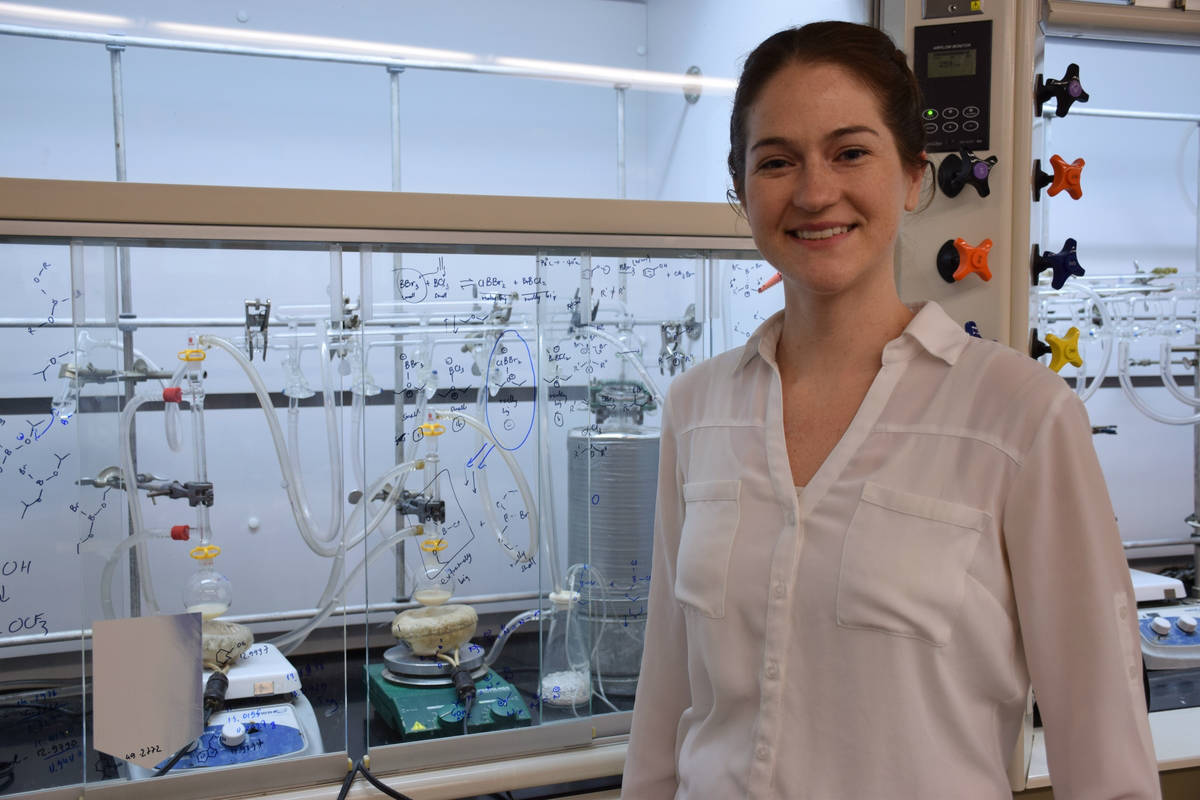 "Organic chemistry is sort of like learning a new language. You have to first learn the words and how to put them together," explains March Instructor of the Month Florence Williams.