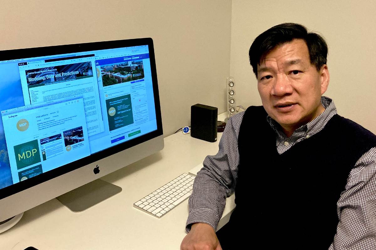 Michael Li, professor in the Department of Mathematical and Statistical Sciences. 
