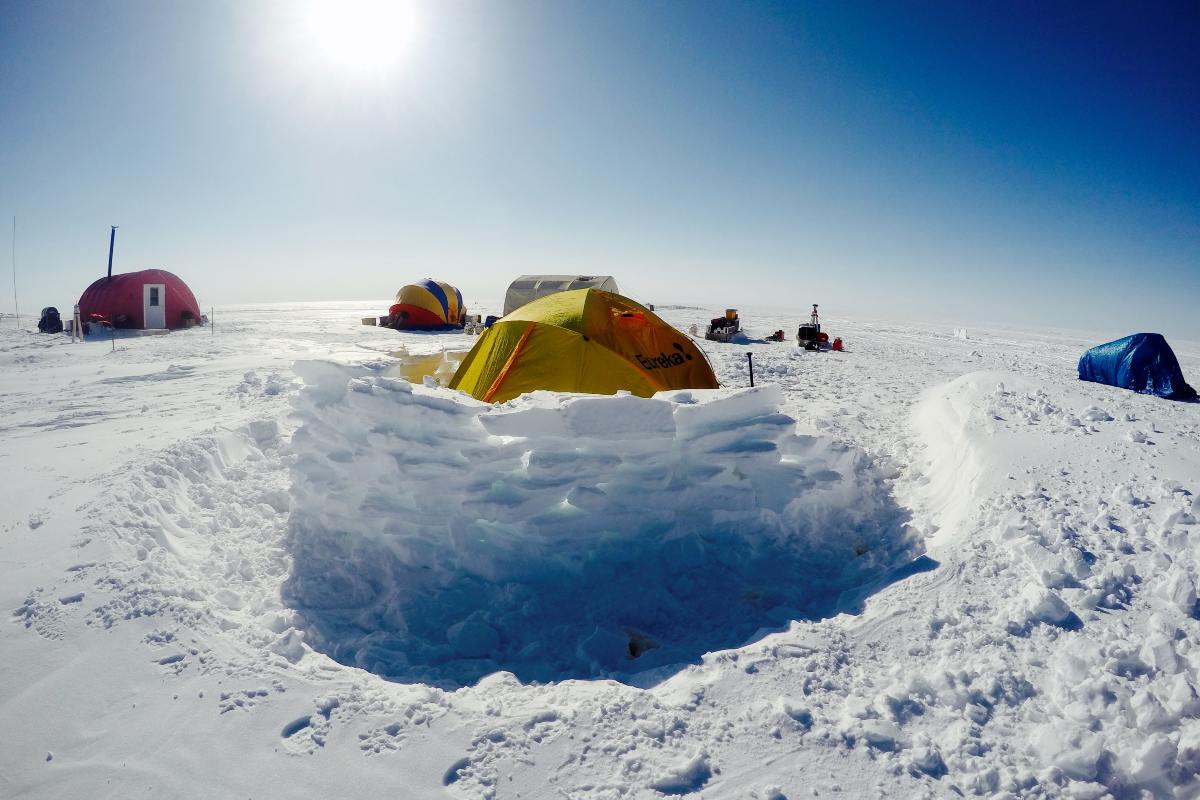 Alison Criscitiello, director of the Canadian Ice Core Lab, and her team camped out on the Devon Ice Cap, where a new study is examining the pollution of CFC replacements.