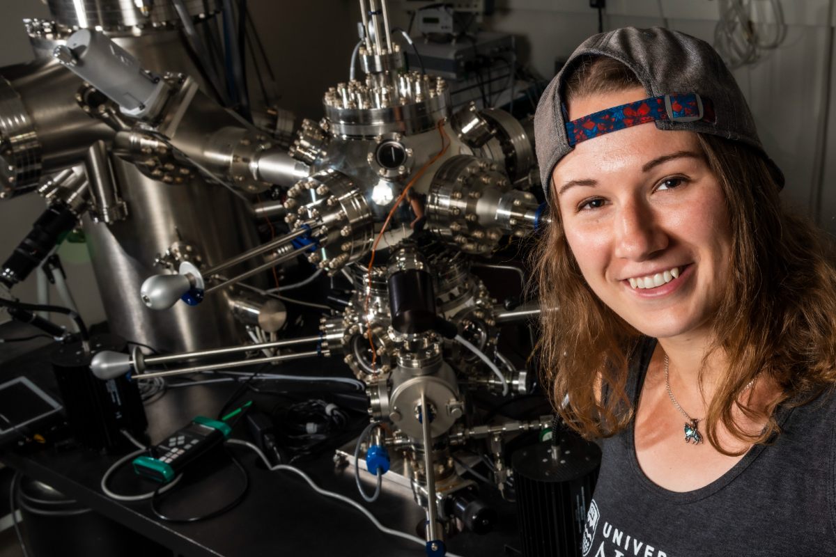 Congratulations to Taleana Huff, graduate of the Department of Physics, on being awarded the 2021 CMC Microsystem’s Douglas R. Colton Medal for Research Excellence.