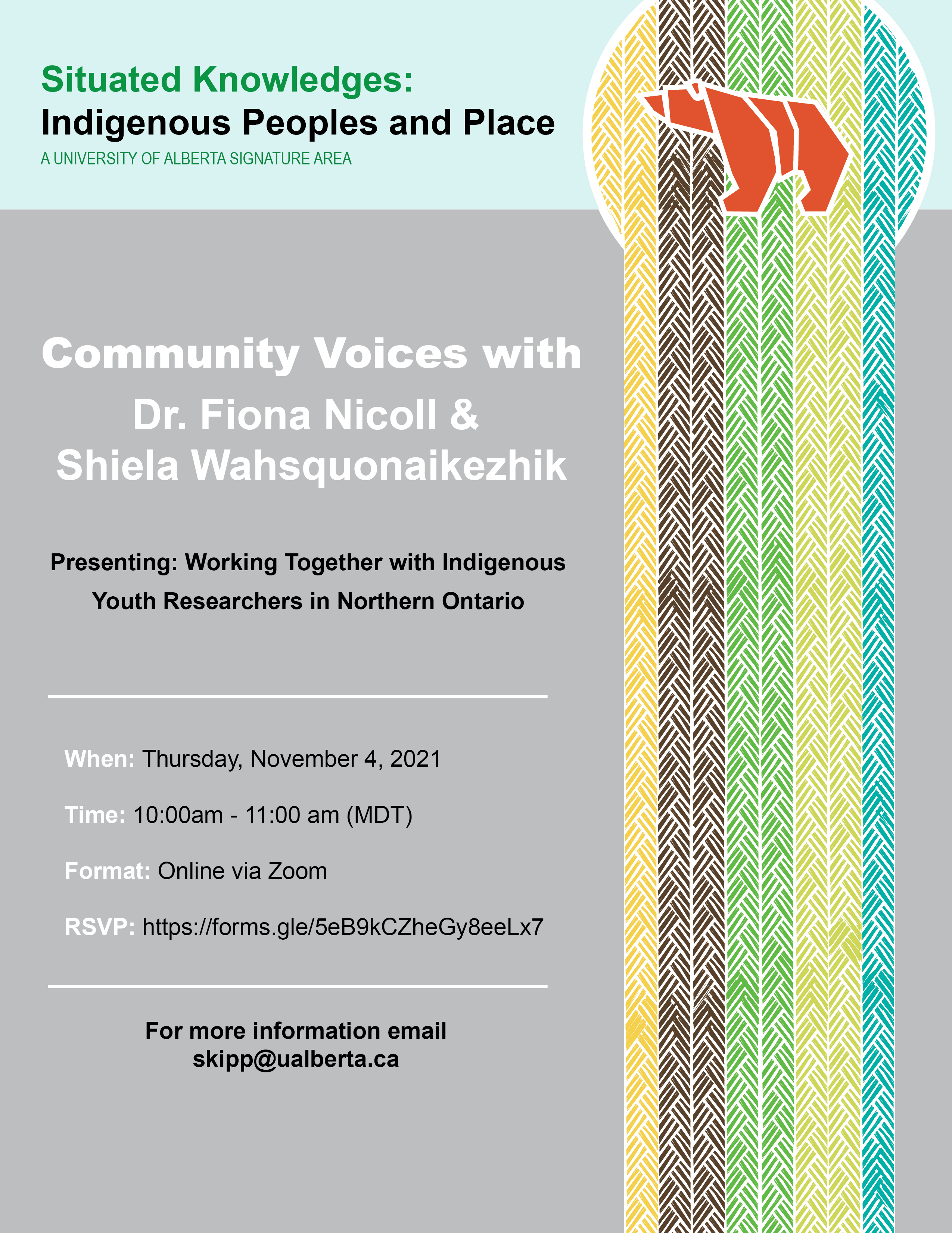 Community Voices - Poster - November 4, 2020