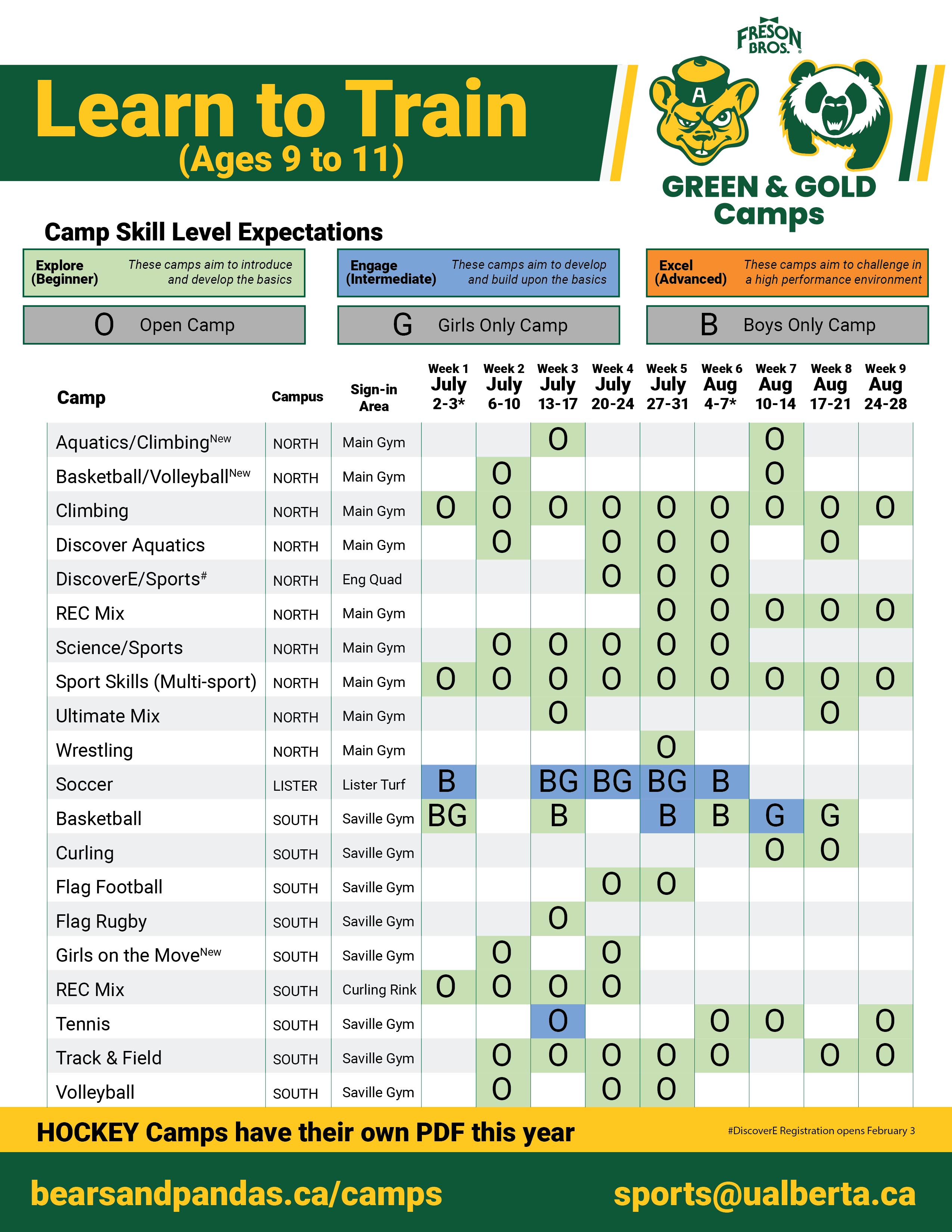 FUN Schedule