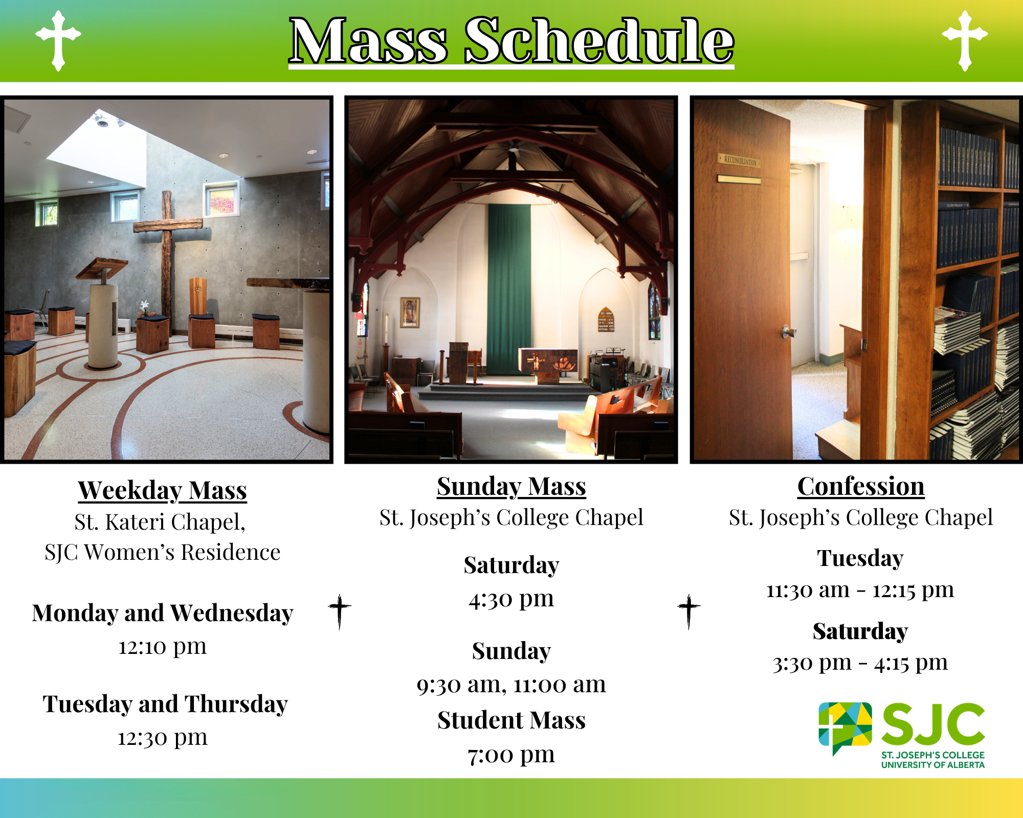 Mass Schedule