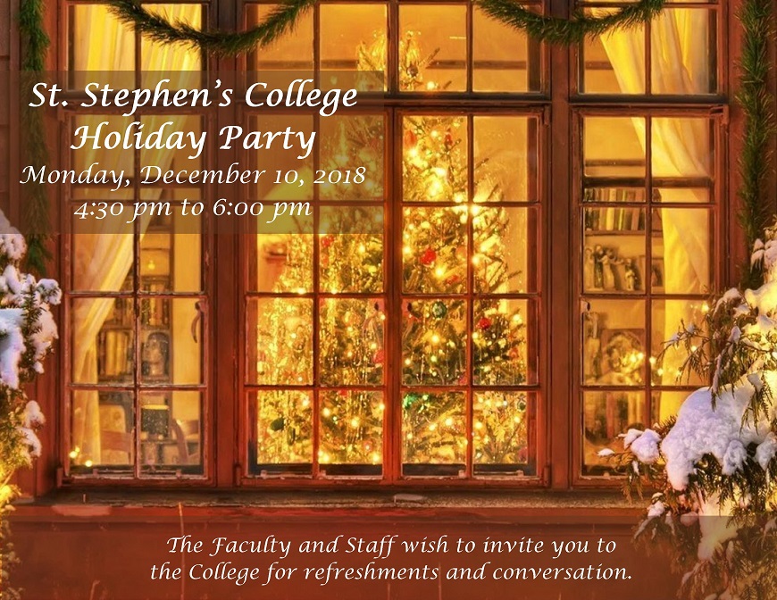 St. Stephen's College Holiday Party