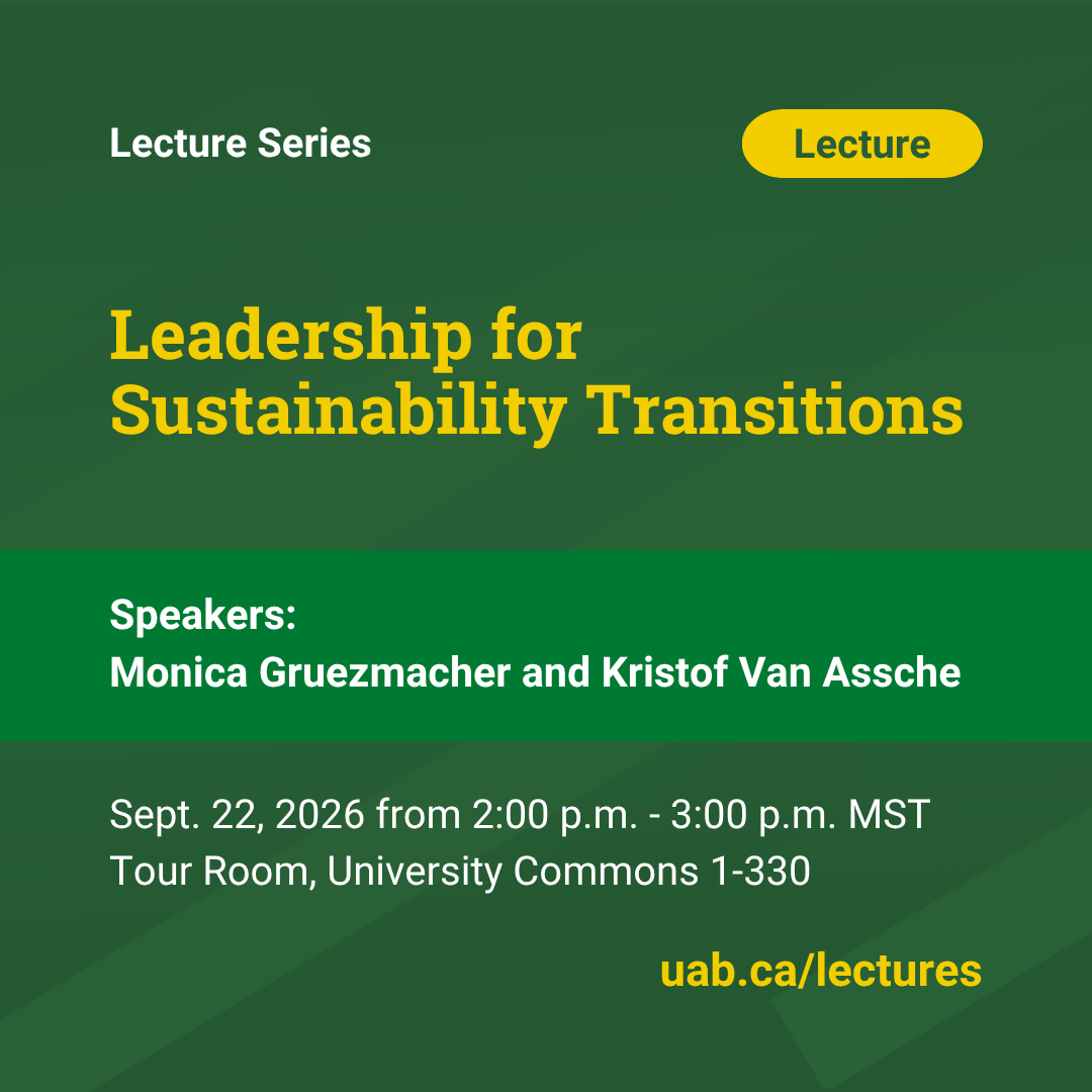 Leadership for Sustainability Transitions