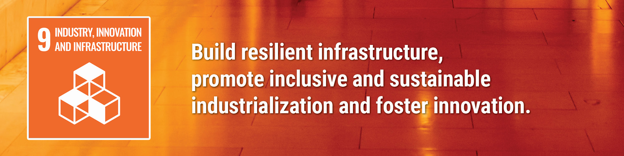 Build resilient infrastructure, promote inclusive and sustainable industrialization and foster innovation.