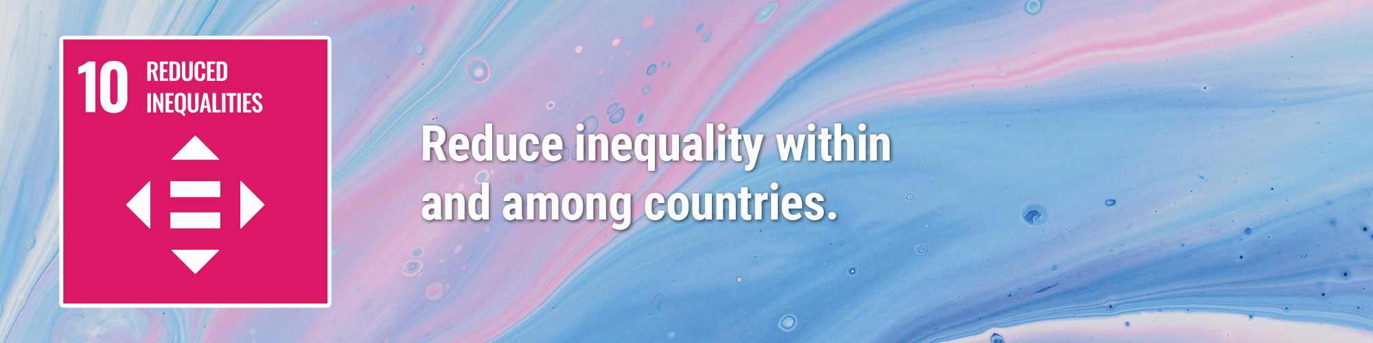 Reduce inequality within and among countries.