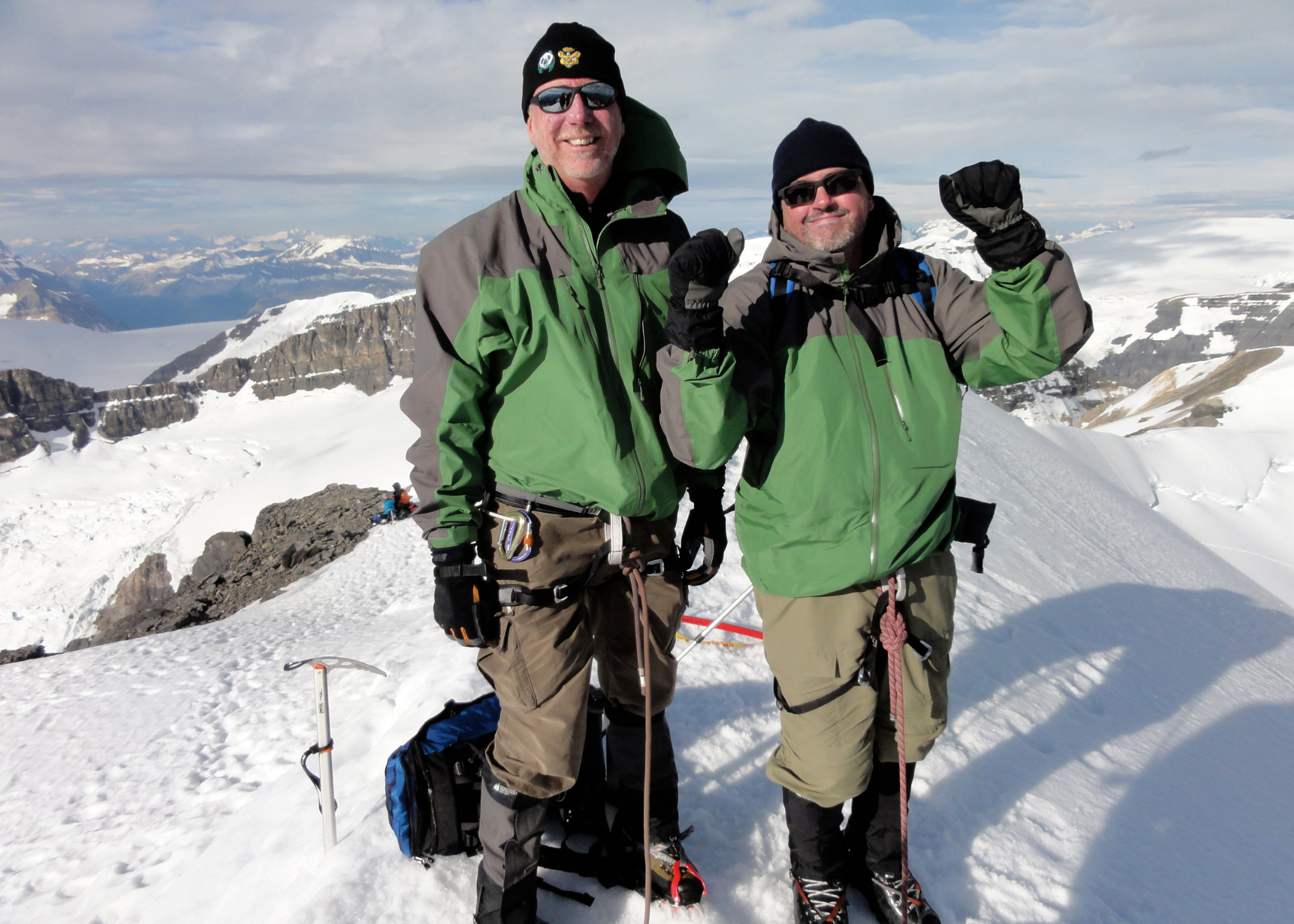 Kerry Mummery and John Spence on a mountain.png