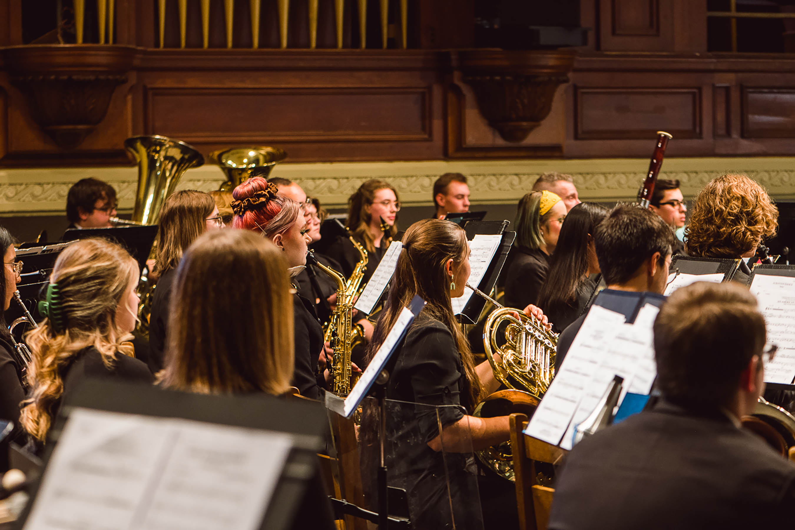 The Symphonic Wind Ensemble perform at Convocation Hall