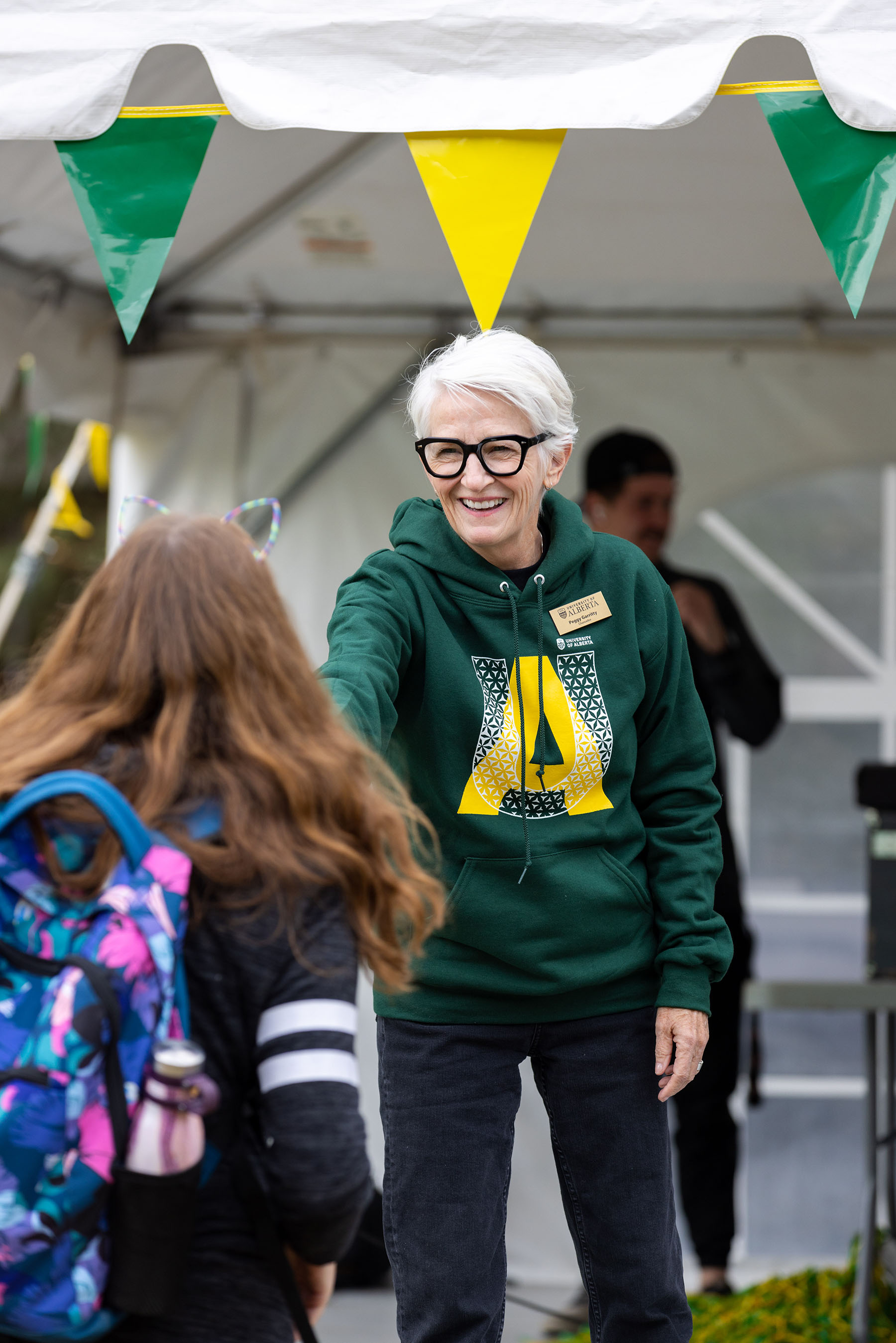 Chancellor Peggy Garritty at the 2022 Green + Gold Day