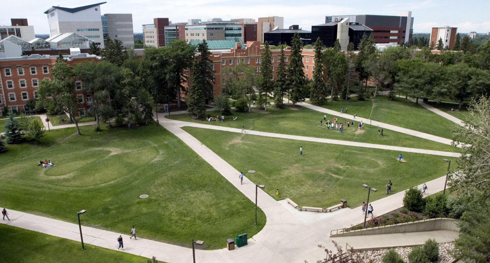 Main Quad, North Campus, University of Alberta