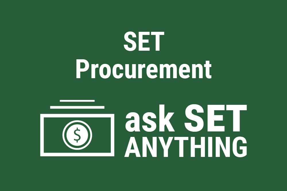 Procurement Ask SET Anything Update