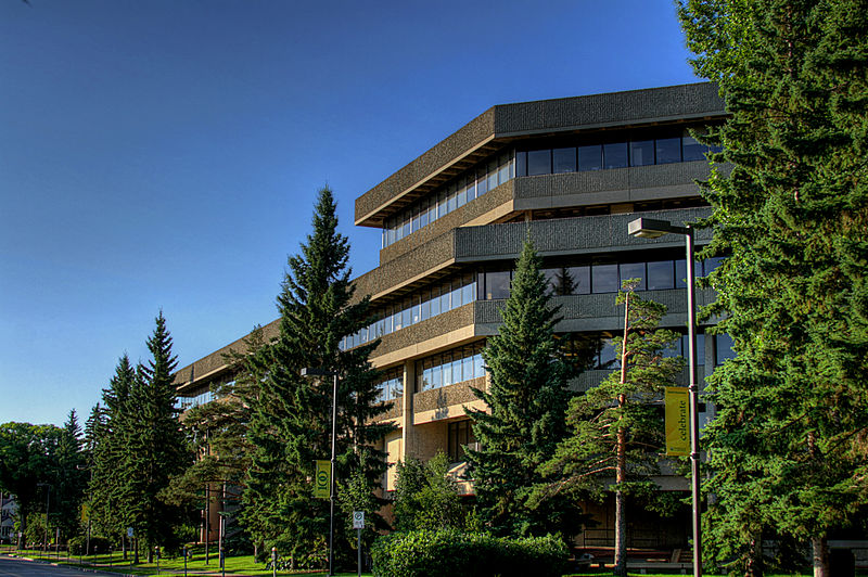 The Humanities Centre Building at the University of Alberta.