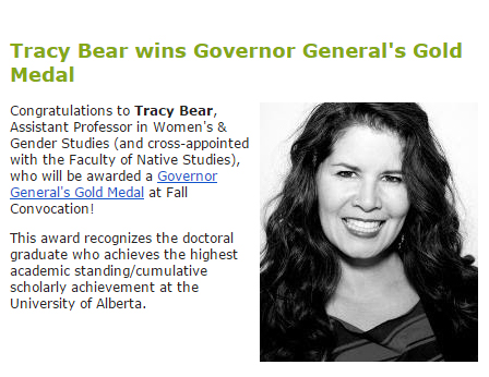 tracy bear featured in foa anthology governor general