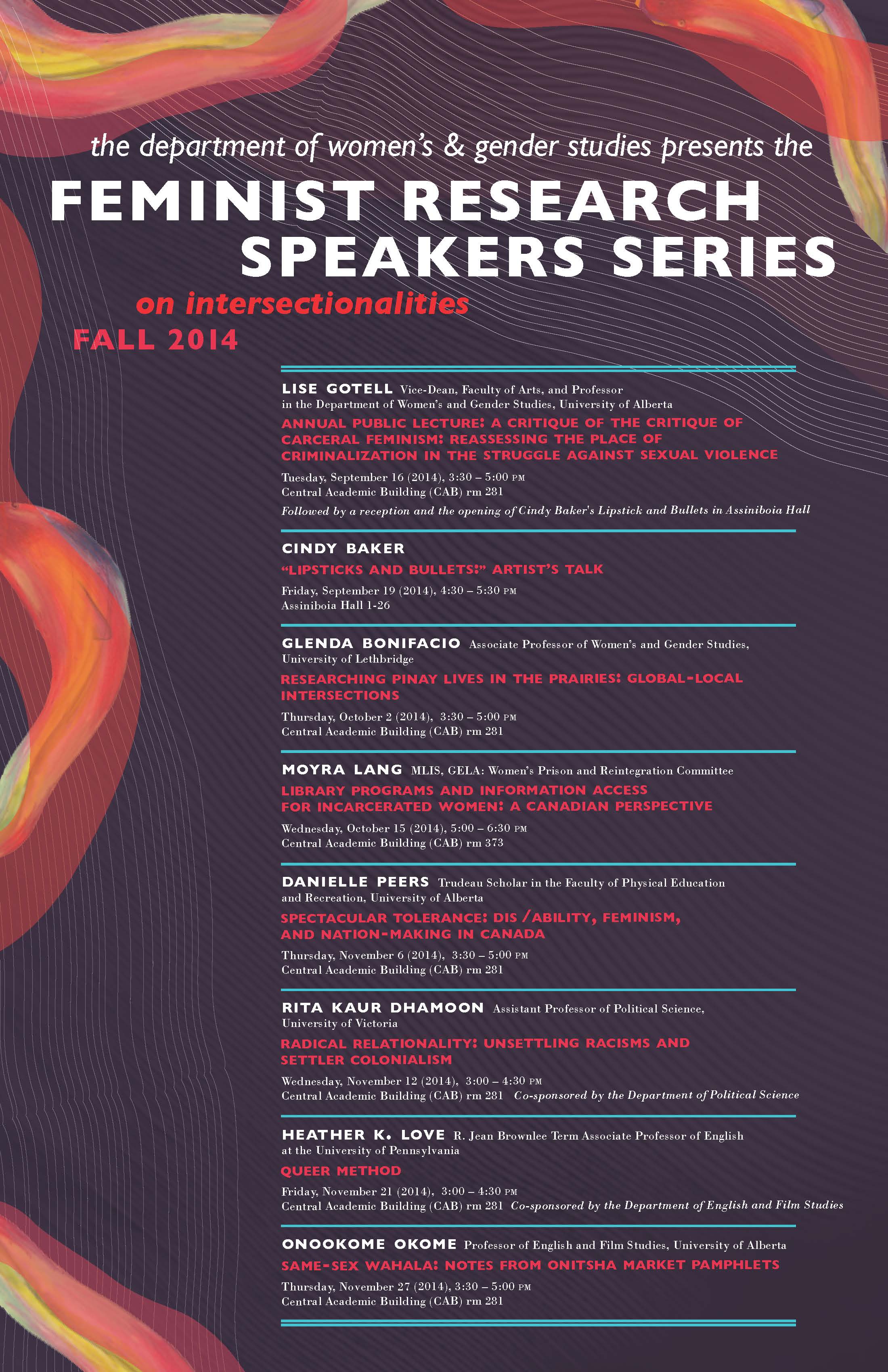 SpeakerSeries2014fall