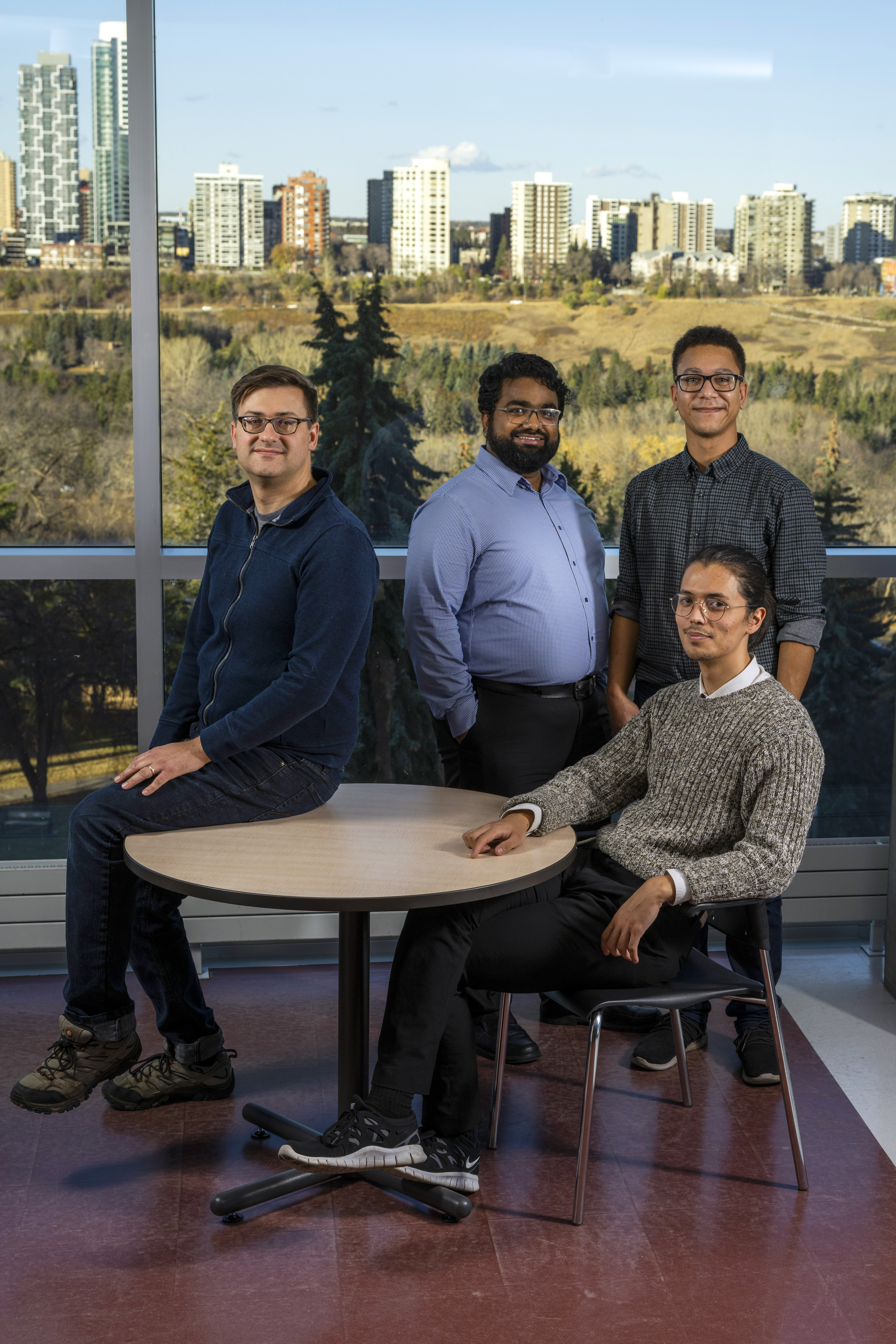 Some of Dr. Sameoto’s current and former students who have been working with ZiprPrint - a startup company spun off from his additive manufacturing work.